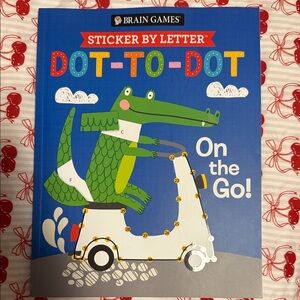 Brain Games Sticker by Letter Dot-to-Dot Book